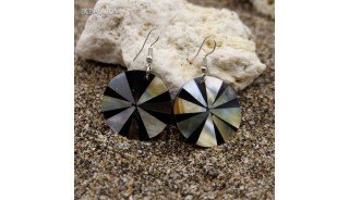 New Design Resin Shell Earrings by Balinese Artisans